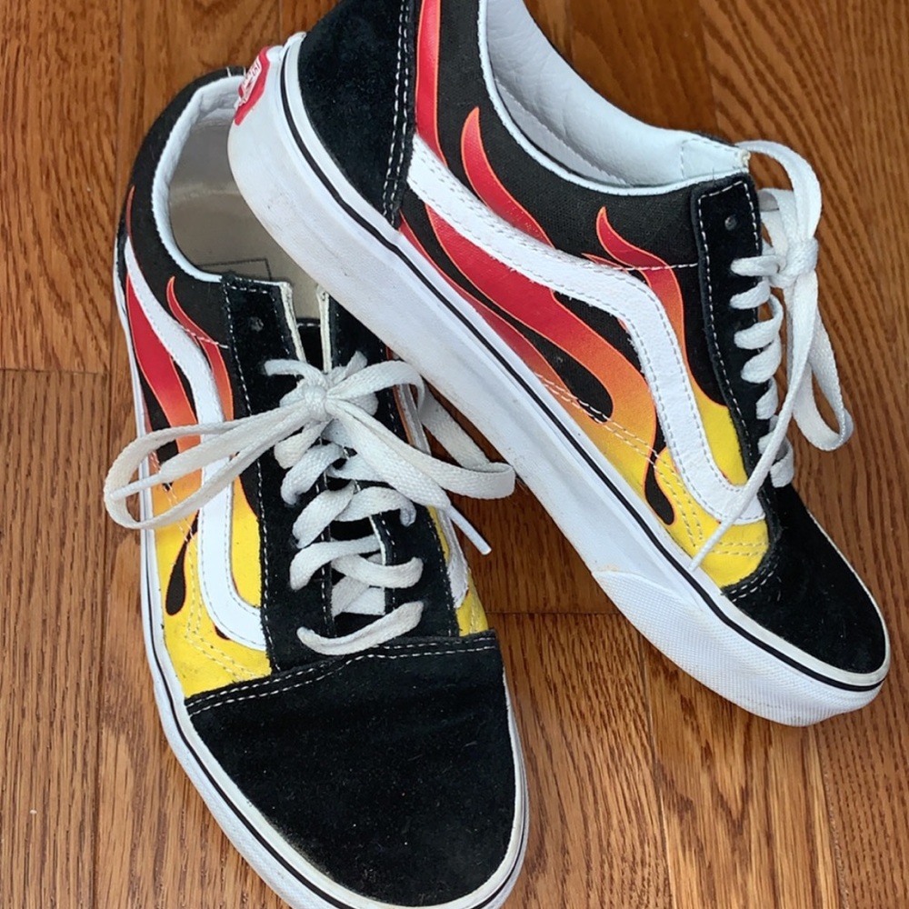 Old Skool Flame Vans